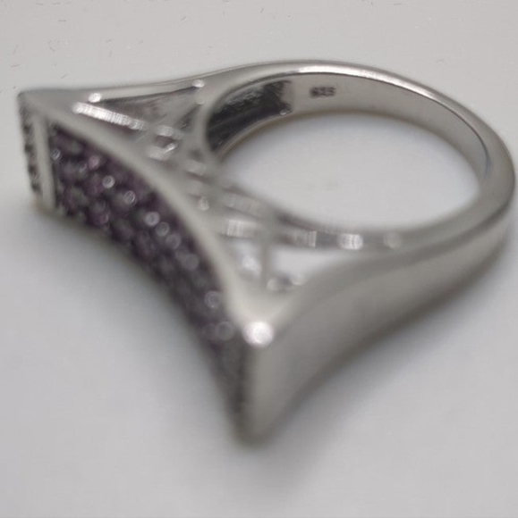 Pink Tourmaline Ring sz-6.5 - Picture 4 of 6